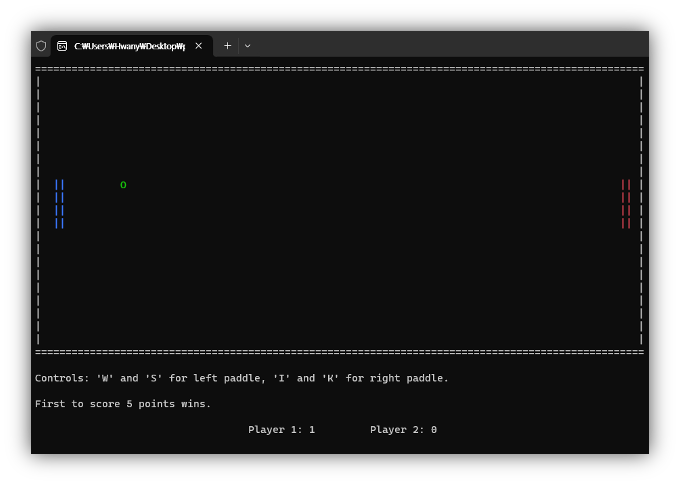 Screenshot of Gameplay Interface
