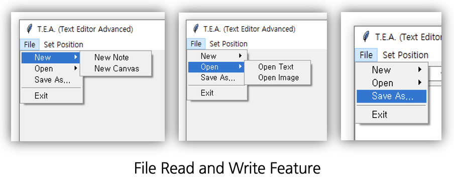 Screenshot of File Read and Write Feature