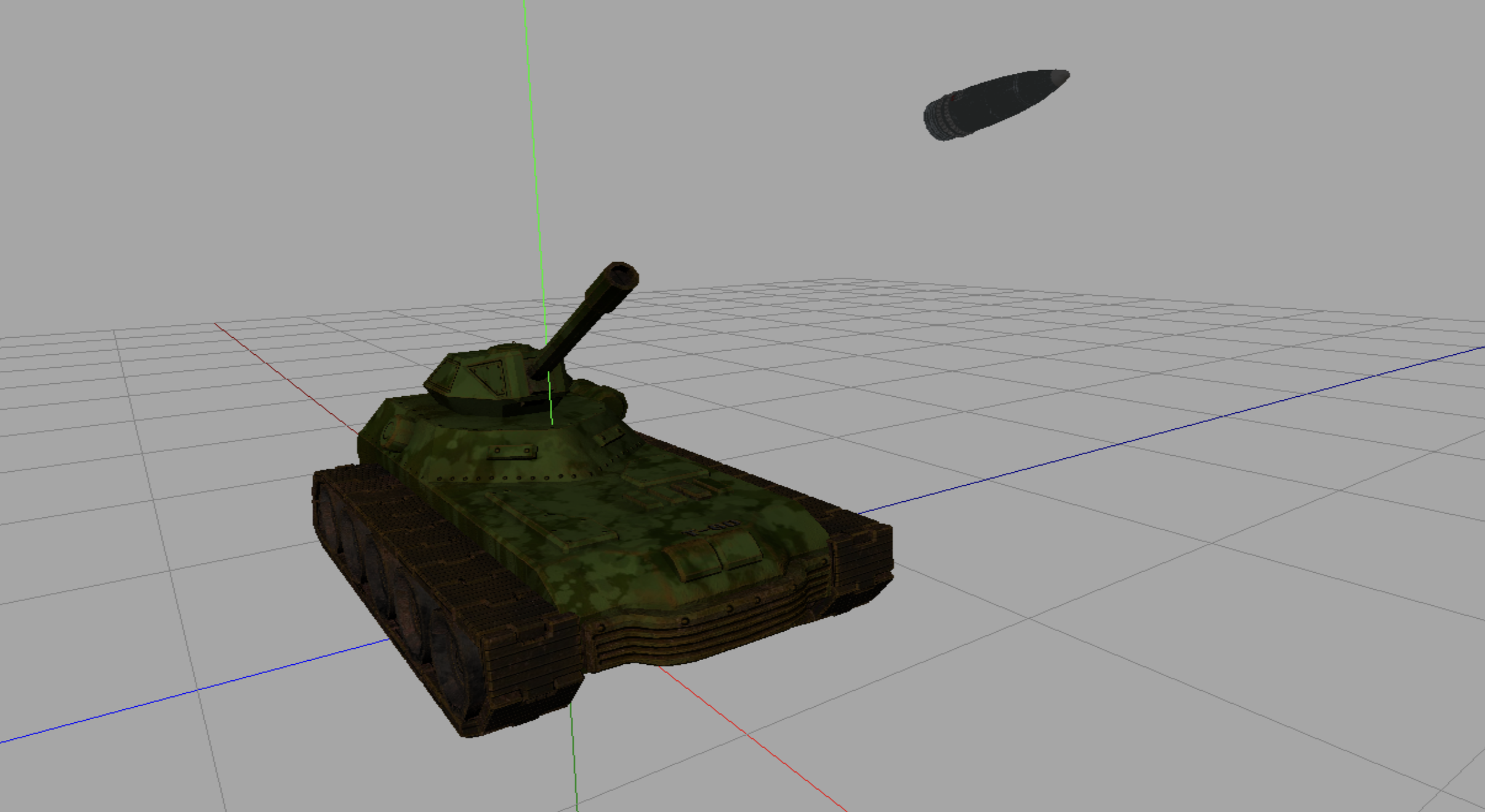 Screenshot of Shell Firing Feature